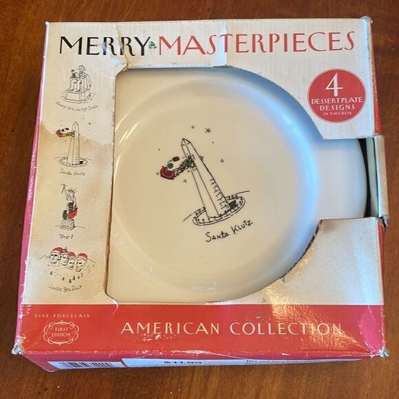 Merry Masterpieces Holiday Plates - Picture 8 of 10